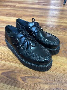 Demonia Creeper 402 Black Leather